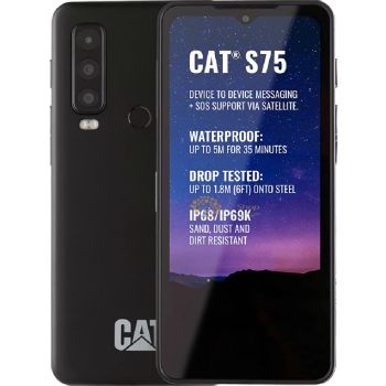 CAT S75 6/128GB Black (+Спутниковая связь)