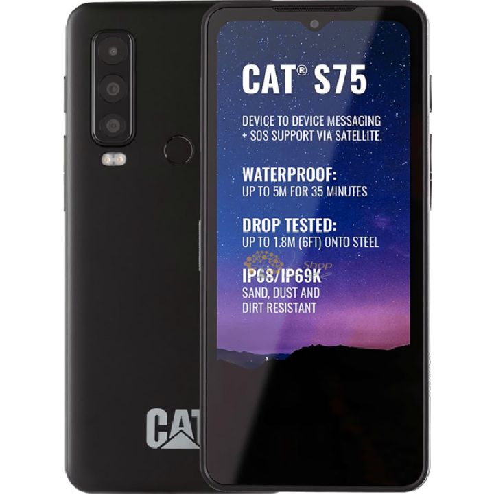 CAT S75 6/128GB Black (+Спутниковая связь) 