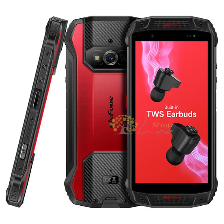 Ulefone Armor 15 6/128Gb (TWS наушники, АКБ 6600 мАч) Red 
